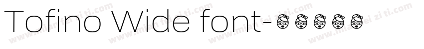 Tofino Wide font字体转换